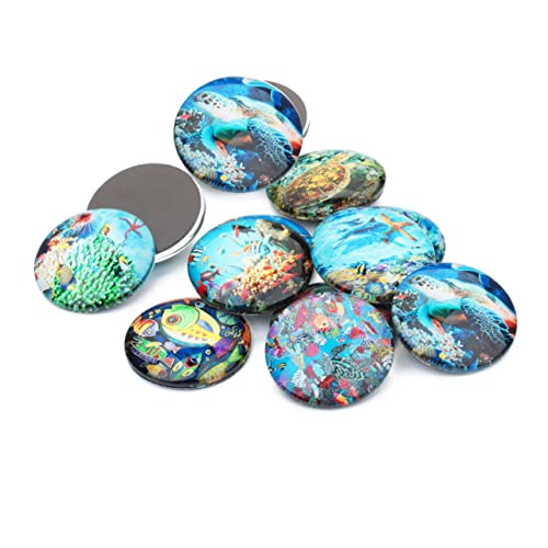 TEHAUX -Glas-Patches 20 Stück 12 Mm Runde Edelsteine Glasaufkleber Vielseitiges Material Zur Schmuckherstellung von TEHAUX