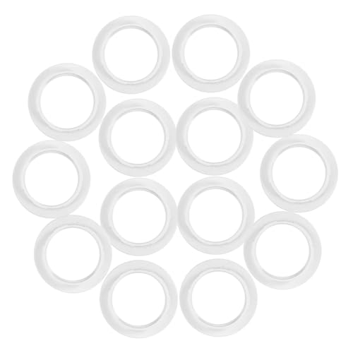TEHAUX 20 Stück Teiliges Lampenschirm Ring Langlebiger Kunststoff Lampenschirmhalter Installieren Stabile Lampenschirm Halterung Ersatzteile für Stehlampen und Nachttischlampen von TEHAUX