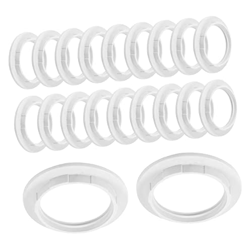 TEHAUX 20 Stück Teiliges Lampenschirm Ringerset Lampenfassung Adapter Langlebige und Temperaturbeständige Halterung für Tischlampen Stehlampen und Pendelleuchten TEHAUX 20 Stück Teiliges Lampenschirm Ringerset Lampenfassung Adapter Langlebige und Temperaturbeständige Halterung für Tischlampen Stehlampen und Pendelleuchten von TEHAUX