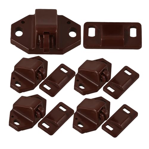 TEHAUX 20 Stück Teiliges Türschnäpper mit Doppelten Kugelrollen Robuste Schrankverschlüsse für Küchenschränke Möbel und Wohnmobile Formbeständig Langlebig Geeignet für Schranktüren von TEHAUX
