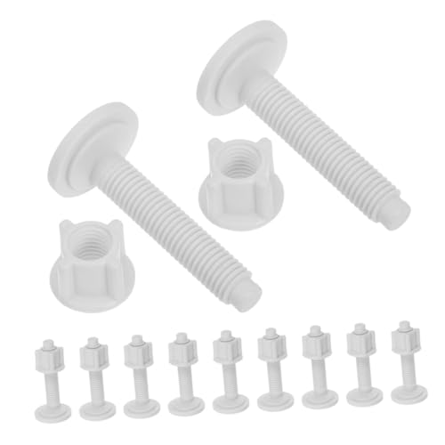 TEHAUX 20 Stück Teiliges Wc Sitz Schrauben mit Kunststoff Schrauben und Gummidübeln Kompatibel Schnelle Montage Feuchtigkeitsbeständig Stabile Befestigung für Toilettendeckel TEHAUX 20 Stück Teiliges Wc Sitz Schrauben mit Kunststoff Schrauben und Gummidübeln Kompatibel Schnelle Montage Feuchtigkeitsbeständig Stabile Befestigung für Toilettendeckel von TEHAUX