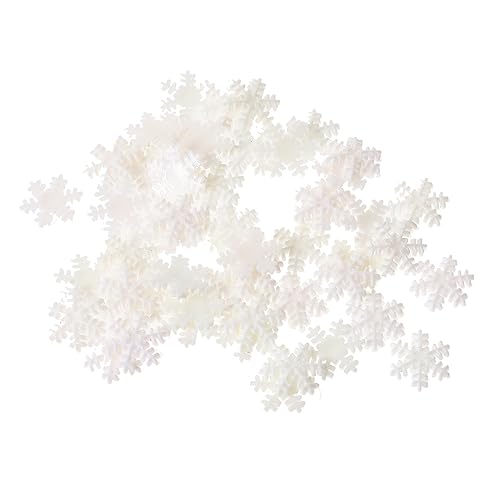 TEHAUX 200stücke Weihnachtsbaum Ornamente Weiße Schneeflocken Dekoration Für Winterfeiern Und Weihnachtsdeko Zum Hängen An Bäumen Fenstern Oder Wänden TEHAUX 200stücke Weihnachtsbaum Ornamente Weiße Schneeflocken Dekoration Für Winterfeiern Und Weihnachtsdeko Zum Hängen An Bäumen Fenstern Oder Wänden von TEHAUX