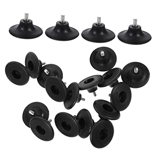 TEHAUX 20 Stück Verstellbare Möbelnivellierer 45mm Hochleistungsfähige Tischbeine Für Fliesen Teppich Bodenbelag Mit Robuster Gummiunterseite TEHAUX 20 Stück Verstellbare Möbelnivellierer 45mm Hochleistungsfähige Tischbeine Für Fliesen Teppich Bodenbelag Mit Robuster Gummiunterseite von TEHAUX