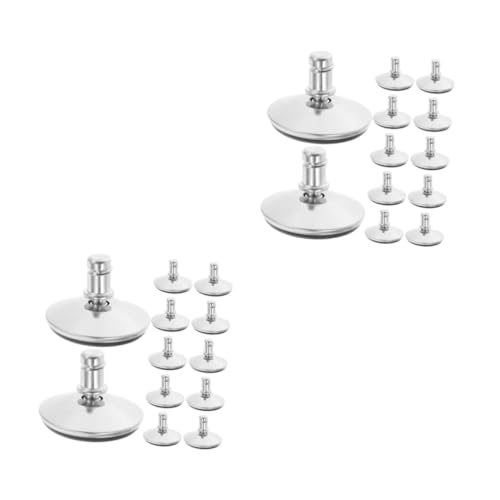 TEHAUX 24 Stck. Teiliges Höhenverstellbare Möbelstellfüße mit Universellem Schwenkmechanismus für Stuhl Tisch Schrank und Sofa Kratzfest Geräuscharm rutschfest und Korrosionsbeständig TEHAUX 24 Stck. Teiliges Höhenverstellbare Möbelstellfüße mit Universellem Schwenkmechanismus für Stuhl Tisch Schrank und Sofa Kratzfest Geräuscharm rutschfest und Korrosionsbeständig von TEHAUX