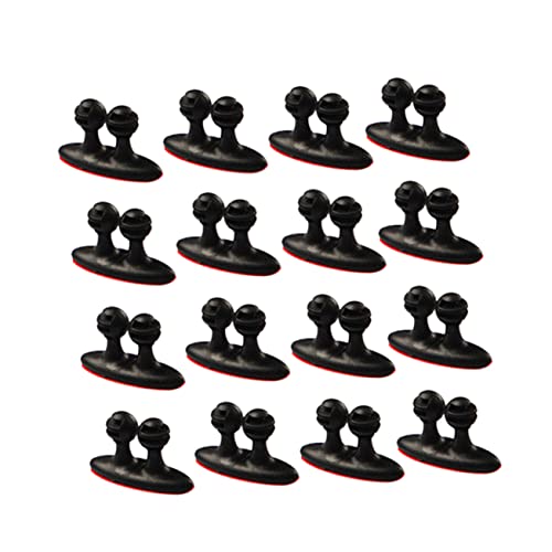 TEHAUX 24 Stück Kabel Clips Praktische Kabelhalter für Auto Schreibtisch und Wand Selbstklebend für Ladegeräte und Kabelorganisation Schwarz Kompakt und Vielseitig TEHAUX 24 Stück Kabel Clips Praktische Kabelhalter für Auto Schreibtisch und Wand Selbstklebend für Ladegeräte und Kabelorganisation Schwarz Kompakt und Vielseitig von TEHAUX