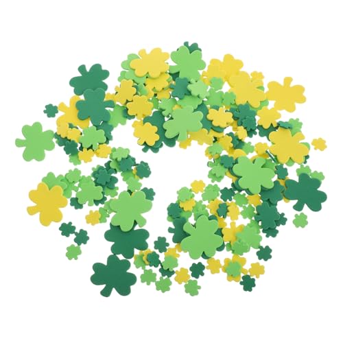 TEHAUX 240stücke Shamrock Aufkleber Eva Für Bastelprojekte Wiederverwendbare Weiche Und Dekorative Sticker Für Patrick's Day Feierlichkeiten Party-Dekoration Und -Handwerk von TEHAUX