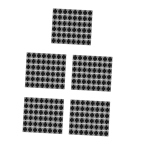 TEHAUX 250 Stck. Teiliges Mini Metallscharnierset Schwarz Präzise Kleine Scharniere für Schmuckkästen Puppenhäuser Holzboxen und DIY Bastelprojekte Langlebig und Vielseitig Einsetzbar von TEHAUX