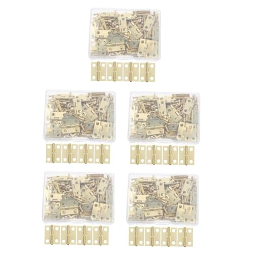 TEHAUX 250 Stck. Teiliges Mini Scharniere aus Robustem Eisen mit Kleinen Schrauben für DIY Bastelprojekte Schmuckkästen und Holzschränke Retro Miniatur Scharniere im Praktischen TEHAUX 250 Stck. Teiliges Mini Scharniere aus Robustem Eisen mit Kleinen Schrauben für DIY Bastelprojekte Schmuckkästen und Holzschränke Retro Miniatur Scharniere im Praktischen von TEHAUX