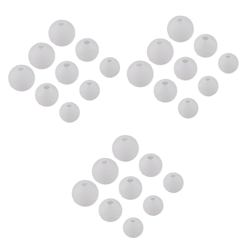 TEHAUX 27 Stück Kristall Epoxidform Silikonform Kugelformen Epoxidform Kugel Kleine Kugelform Mini Kugelform Silikonformen Gussformen Schmuckperlen Harzform Weiß TEHAUX 27 Stück Kristall Epoxidform Silikonform Kugelformen Epoxidform Kugel Kleine Kugelform Mini Kugelform Silikonformen Gussformen Schmuckperlen Harzform Weiß von TEHAUX