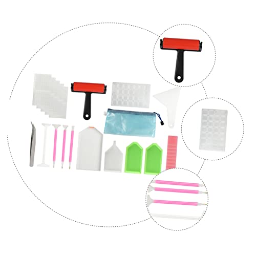 TEHAUX 28 Stück Teiliges DIY Diamantmalerei Zubehörset Multifunktionale für Kreuzstich und Bastelarbeiten Aller Notwendigen Utensilien TEHAUX 28 Stück Teiliges DIY Diamantmalerei Zubehörset Multifunktionale für Kreuzstich und Bastelarbeiten Aller Notwendigen Utensilien von TEHAUX