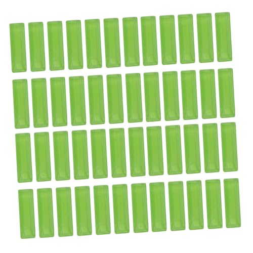TEHAUX 2Er-Pack glas Mosaik Glasmosaikfliesen zum Basteln Mini -Rechteckglasmosaik Mosaikfliesen für Untersetzer Glasfliesen für Wandkunstprojekte Glasfliesen für Handwerksprojekte Grün von TEHAUX