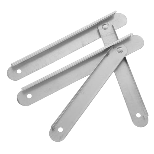 TEHAUX 2Stücke Aluminiumlegierung Stiefleiterscharnier Hochwertige Scharniere für Dachbodenleitern Rostbeständig und Langlebig als Ersatz für Beschädigte oder Teile von TEHAUX