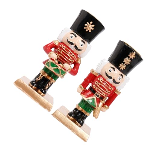 TEHAUX 2stücke Kerzenständer Aus Harz Rustikales Weihnachts-dekor Für Esstisch Kamin Figur Für Festliche Atmosphäre TEHAUX 2stücke Kerzenständer Aus Harz Rustikales Weihnachts-dekor Für Esstisch Kamin Figur Für Festliche Atmosphäre von TEHAUX