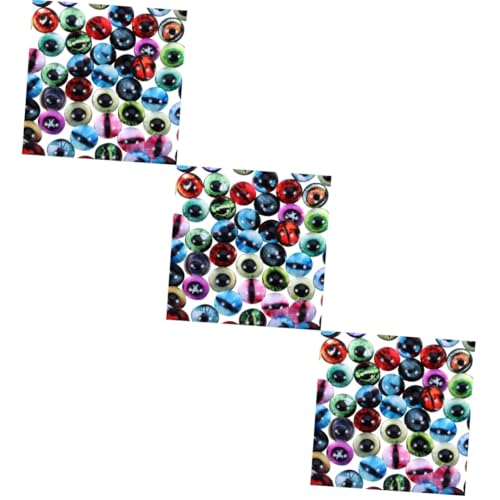 TEHAUX 3 Sätze Pupillenfleck Bastelsets Für Tieraugen Home Decoration Dekorative Halbperlen Schmuck Machen Multifunktions-handwerksperlen Dekoratives Perlendekor Glas 100 Stück * 3 TEHAUX 3 Sätze Pupillenfleck Bastelsets Für Tieraugen Home Decoration Dekorative Halbperlen Schmuck Machen Multifunktions-handwerksperlen Dekoratives Perlendekor Glas 100 Stück * 3 von TEHAUX
