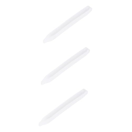 TEHAUX 3 Stck. Teiliges DIY Kugelschreiber Silikonform Flexible Resin Ballpoint Pen Mold für Epoxidharz Wiederverwendbar Kreative Handarbeit Geeignet für Studio und Heimgebrauch Weiß von TEHAUX