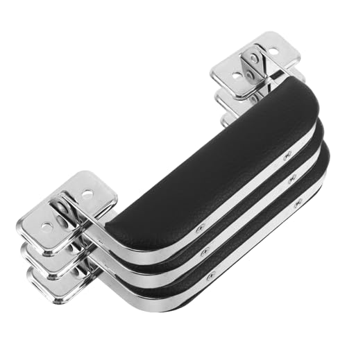 TEHAUX 3 Stück Gepäckgriff Metall Ersatzgriff für Koffer Kisten Geschenkboxen Ergonomischer Komfort Langlebiger Einfacher Griff für Reisetaschen und Aufbewahrungsboxen von TEHAUX