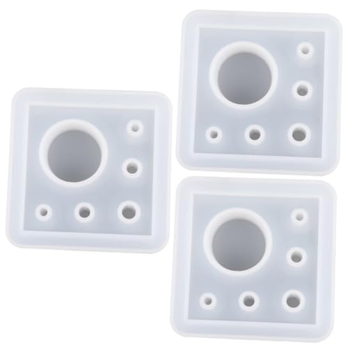 TEHAUX 3 Stück Kristall Epoxid Form Bastelsilikon Zum Herstellen Von Formen Stiftbehälter Form DIY Werkzeuge von TEHAUX