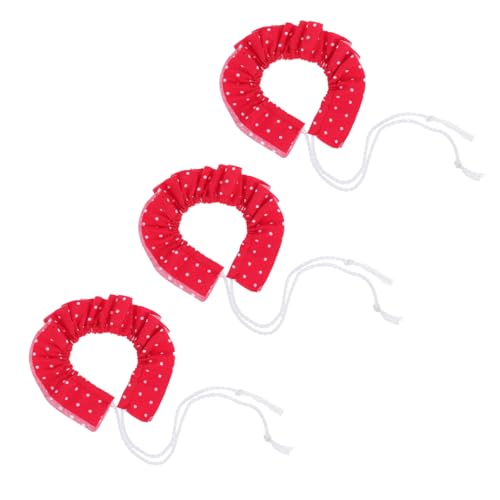 TEHAUX 3stücke Miniaturhalsband Im Retro-Design Winziges Halsbandornament Für Zarte Kleine Schönes Puppenhalsband DIY-miniaturhalsbänder Mini-miniaturhalsband Kleine von TEHAUX