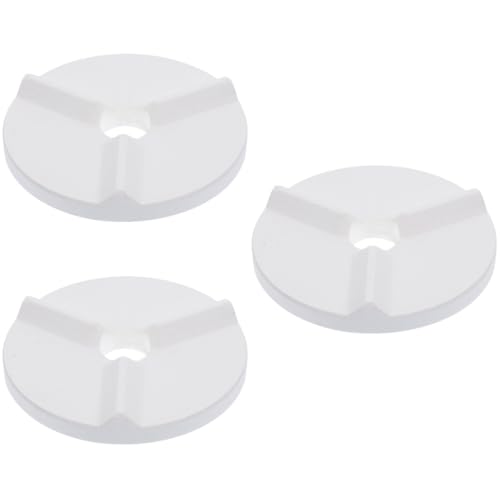 TEHAUX 3 Stück Ofenmatte Unterstützend Unterglasur Für Keramik Unterlage Ton Keramikmatte Pads Unterstützung Ofenzubehör Keramik-brennhalter Töpferwerkzeug Ofenwerkzeug Aluminiumoxid Weiß von TEHAUX