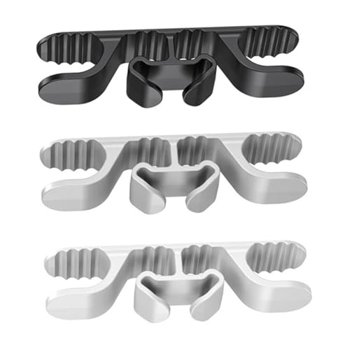 TEHAUX 3 Stück Selbstklebende Kabelhalter für Küchengeräte Kabelorganizer Wandbefestigung Kabelclips zur Kabelführung Platzsparend Vielseitig Einsetzbar in Weiß und Schwarz TEHAUX 3 Stück Selbstklebende Kabelhalter für Küchengeräte Kabelorganizer Wandbefestigung Kabelclips zur Kabelführung Platzsparend Vielseitig Einsetzbar in Weiß und Schwarz von TEHAUX