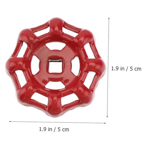 TEHAUX 3 Stück Teiliges Gusseisen Ventilhandräder für Außenzapfen Korrosionsbeständig Einfach zu Bedienen Ersatzgriff für Garten Wasserhahn Robust und Langlebig von TEHAUX