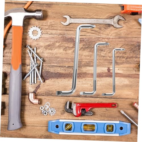 TEHAUX 3 Stück Teiliges Z Förmiges Schraubendreher aus Kohlenstoffstahl Doppelseitig Rutschfester Griff Gebogener Kopf für Enge Räume Vielseitig Einsetzbar für Elektronik und von TEHAUX