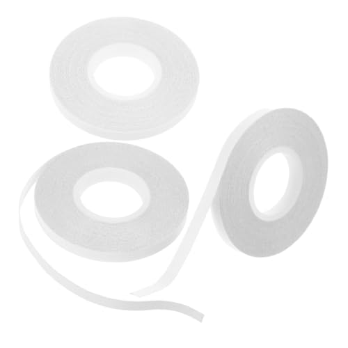 TEHAUX 3 Stück Wasserlösliches doppelseitiges Klebeband Heftband für Leinwand Nähzubehörband selbstklebendes Nähband Künstlerband zweiseitiges Klebeband temporäres Fixierband pva Weiß TEHAUX 3 Stück Wasserlösliches doppelseitiges Klebeband Heftband für Leinwand Nähzubehörband selbstklebendes Nähband Künstlerband zweiseitiges Klebeband temporäres Fixierband pva Weiß von TEHAUX