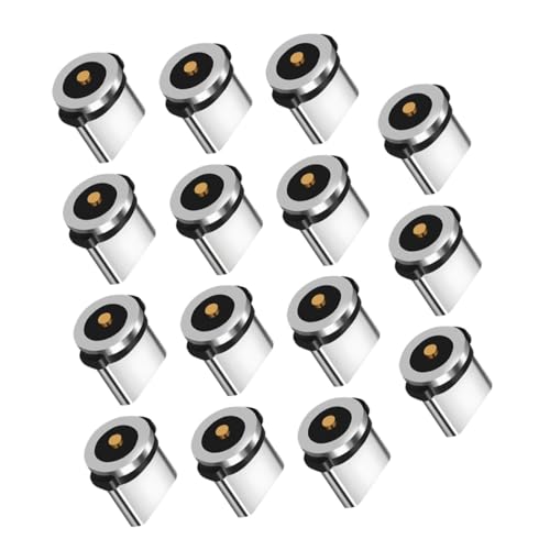 TEHAUX 30 Stck. Teiliges USB C Magnet Adapter Aluminium Drehbarer Magnetstecker Kompatibel mit USB Type C Schnellladung Magnetischer Kabelanschluss Staubschutz für Smartphones TEHAUX 30 Stck. Teiliges USB C Magnet Adapter Aluminium Drehbarer Magnetstecker Kompatibel mit USB Type C Schnellladung Magnetischer Kabelanschluss Staubschutz für Smartphones von TEHAUX