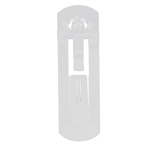 TEHAUX 30 Stück Laminatklemme Schrankregalhalter, Stifte Verriegelung Regalpflock Bücherregalstifte Regalstützen Hochleistungsschelfpegs Klein Regalklammern Transparent Plastik von TEHAUX