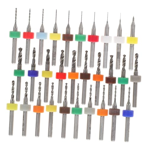 TEHAUX 30 Stück Teiliges Pcb Bohrer Set Wolframstahl Mikro Spiralbohrer Präzisionsbohrer für Leiterplatten Schmuck Gravur DIY Basteln Kleinbohrer Kit TEHAUX 30 Stück Teiliges Pcb Bohrer Set Wolframstahl Mikro Spiralbohrer Präzisionsbohrer für Leiterplatten Schmuck Gravur DIY Basteln Kleinbohrer Kit von TEHAUX