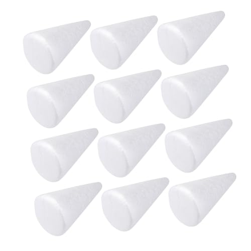 TEHAUX 30 Stück Teiliges Weiße Sichere Polystyrol DIY Bastelprojekte Glatte Oberfläche für Weihnachtsbaumdekoration und Handarbeiten TEHAUX 30 Stück Teiliges Weiße Sichere Polystyrol DIY Bastelprojekte Glatte Oberfläche für Weihnachtsbaumdekoration und Handarbeiten von TEHAUX