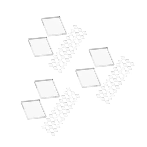 TEHAUX 300 Stck. Selbstklebende Spiegel Fliesen Kleine Quadratische Mosaiksteine mit Reflektierender Oberfläche für Innenbereich Wanddeko DIY Bastelprojekte Schlafzimmer und Büro Silber von TEHAUX