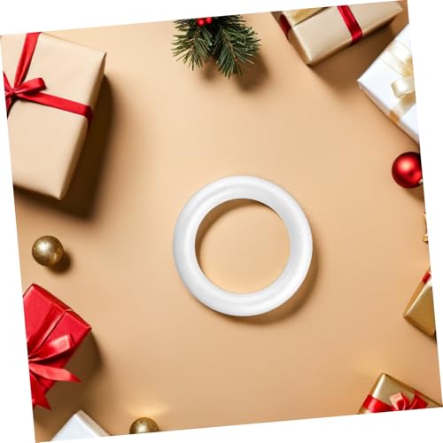 TEHAUX 36stücke Styroporringe Für Kränze Weiße Bastelschaumstoffringe DIY-schaumstoffkreise Kranzrahmen Zum Befüllen Innen Und Außendekoration TEHAUX 36stücke Styroporringe Für Kränze Weiße Bastelschaumstoffringe DIY-schaumstoffkreise Kranzrahmen Zum Befüllen Innen Und Außendekoration von TEHAUX