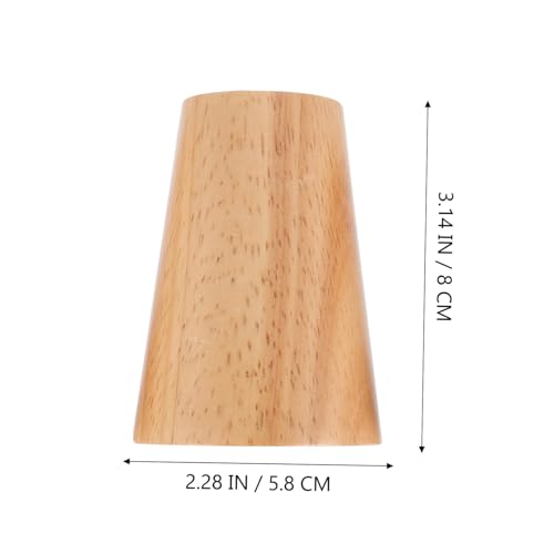 TEHAUX 4 Sätze Massivholz Möbelfüße Oblique Tapered Tischbeine mit Montageplatten Schrauben Stabile Holz Beine für Sofa Schrank Tv Schrank Esstisch DIY Möbel Feuchtigkeitsresistent und von TEHAUX