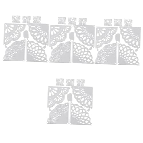 TEHAUX 4 Sätze Papier Quilling Form Für Scrapbooking Stanzungen Prägeschablonen Vorlage Stanzformen Spitzenmuster DIY Stanzform Kartenstanzformen Stanzformen Basteln 4 Stück * 4 von TEHAUX