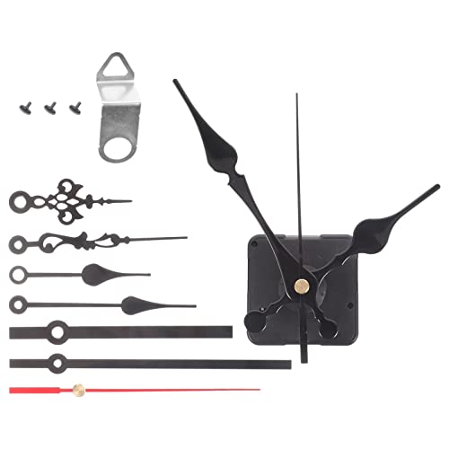 TEHAUX 4 Sätze Uhrwerk Set für Wanduhr Teiliges DIY Uhrmechanismus Set mit Zeigern Ersatzteile für Reparaturen Langlebig und Leicht für Heimwerkerprojekte von TEHAUX