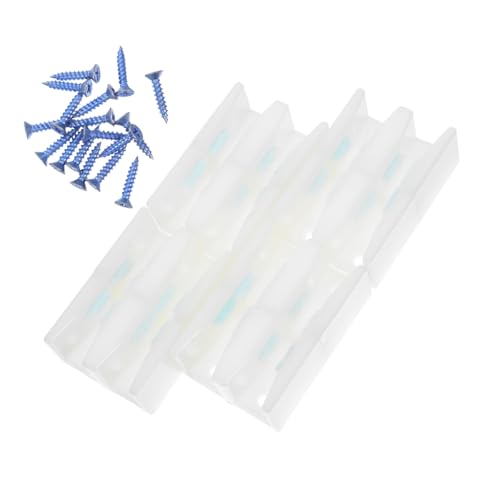 TEHAUX 4 Satz Duschtürstopper Duschtür Führung für Glasduschkabinen Langlebiger für Badezimmer und Hotels Installieren Schrauben TEHAUX 4 Satz Duschtürstopper Duschtür Führung für Glasduschkabinen Langlebiger für Badezimmer und Hotels Installieren Schrauben von TEHAUX