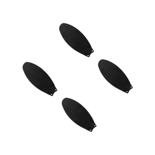 TEHAUX 4 Stück Ceiling Fan Blades Ersatz Kunststoff Hohe Festigkeit Geräuscharm Einfach zu Reinigen Effizienter Kompatibel als Deckenventilator Zubehör für Sommerlüftung von TEHAUX