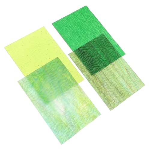 TEHAUX 4 Stück DIY Mosaikglasplatten Teilig Schillernde Glasstücke in Grün und Wellenmuster Stabile Glasqualität Leicht Zuschneidbar für Kreative Bastelprojekte und Wohnraumdekoration TEHAUX 4 Stück DIY Mosaikglasplatten Teilig Schillernde Glasstücke in Grün und Wellenmuster Stabile Glasqualität Leicht Zuschneidbar für Kreative Bastelprojekte und Wohnraumdekoration von TEHAUX