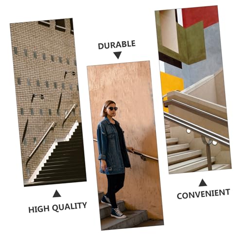 TEHAUX 4 Stück Edelstahl Handlaufhalterung Robuste Treppen Wandhalterung Handrail Railing Zubehör für Innen Außen Geländer Montageset TEHAUX 4 Stück Edelstahl Handlaufhalterung Robuste Treppen Wandhalterung Handrail Railing Zubehör für Innen Außen Geländer Montageset von TEHAUX