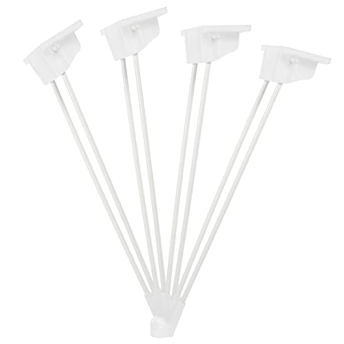 TEHAUX 4 Stück Faltbare Haarnadel Tischbeine Metall Set für Esstische Couchtische und Laptoptische Stabil und Modern für DIY Möbelprojekte von TEHAUX