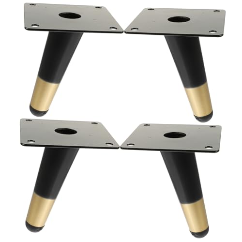 TEHAUX 4 Stück Metallmöbelfüße Schräg Schwarz Stabile Sofabeine aus Hochwertigem Eisen Geeignet für Sofa Tv Schrank Couchtisch und Kommode Einfache Montage Langlebig und Elegant TEHAUX 4 Stück Metallmöbelfüße Schräg Schwarz Stabile Sofabeine aus Hochwertigem Eisen Geeignet für Sofa Tv Schrank Couchtisch und Kommode Einfache Montage Langlebig und Elegant von TEHAUX