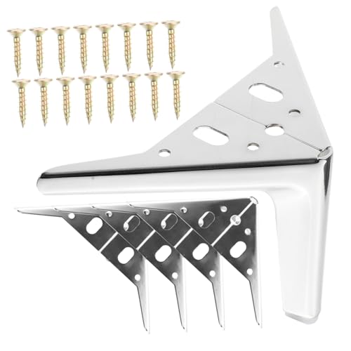 TEHAUX 4 Stück Möbelbeine aus Stahl Stabile Möbelfüße für Sofa Couchtisch Bett Badmöbel Dreieckige Metallstützbeine Langlebig Tragfähig für Wohn Büromöbel TEHAUX 4 Stück Möbelbeine aus Stahl Stabile Möbelfüße für Sofa Couchtisch Bett Badmöbel Dreieckige Metallstützbeine Langlebig Tragfähig für Wohn Büromöbel von TEHAUX