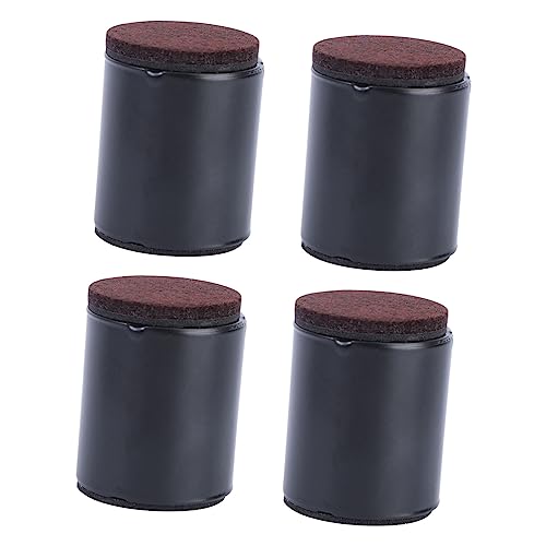 TEHAUX 4 Stück Möbelerhöhung aus Karbonstahl rutschfeste Stoßdämpfende Fußpolster für Tisch Sofa Kühlschrank Selbstklebend Schwarz Langlebiger Bodenschutz TEHAUX 4 Stück Möbelerhöhung aus Karbonstahl rutschfeste Stoßdämpfende Fußpolster für Tisch Sofa Kühlschrank Selbstklebend Schwarz Langlebiger Bodenschutz von TEHAUX