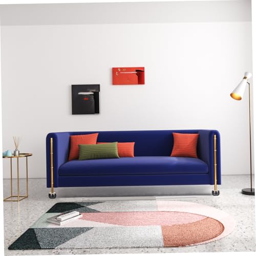 TEHAUX 4 Stück Möbelfüße aus Holz Stabile Runde Sofafüße Praktische Ersatzbeine für Couch und Kommode Elegante rutschfeste Möbelbeine Einfache Montage Modernes Design Schwarz von TEHAUX