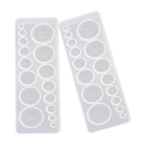 TEHAUX 4 Stück Multi Edelstein Formen Schmuckherstellung Geformte Formen Silikonanhänger DIY Edelsteinform Harzform Edelstein Wiederverwendbare Epoxidharzform von TEHAUX