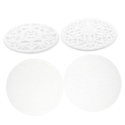 TEHAUX 4 Stück Teiliges Mandala Untersetzer Silikonform Glatte Epoxidharz Gießform für Dekorative Runde Resin Tischmatten Einfach Entnehmbar für DIY Bastelprojekte und Geschenke TEHAUX 4 Stück Teiliges Mandala Untersetzer Silikonform Glatte Epoxidharz Gießform für Dekorative Runde Resin Tischmatten Einfach Entnehmbar für DIY Bastelprojekte und Geschenke von TEHAUX
