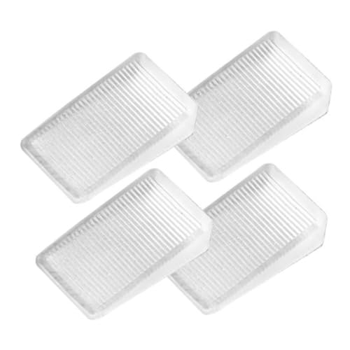TEHAUX 4 Stück Teiliges Möbel nivellierkeil Gummi rutschfeste und Belastbare Ausgleichskeile für Schrank Sofa und Unebene Böden Stabilisierend und Wiederverwendbar für Hausverbesserungen von TEHAUX