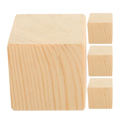 TEHAUX 4 Stück Teiliges Möbelerhöher Höhe aus Holz Rutschfeste Möbelbeinerhöhung für Bett Sofa Schreibtisch Robuste Betterhöhung zur Platzsparenden Aufbewahrung Langlebige Möbel riser von TEHAUX