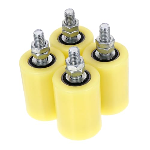 TEHAUX 4 Stück Teiliges Nylon Rad Rollensatz für Schiebetore Torführung Installieren Stabil und Langlebig Geeignet für Innen und Außentüren TEHAUX 4 Stück Teiliges Nylon Rad Rollensatz für Schiebetore Torführung Installieren Stabil und Langlebig Geeignet für Innen und Außentüren von TEHAUX